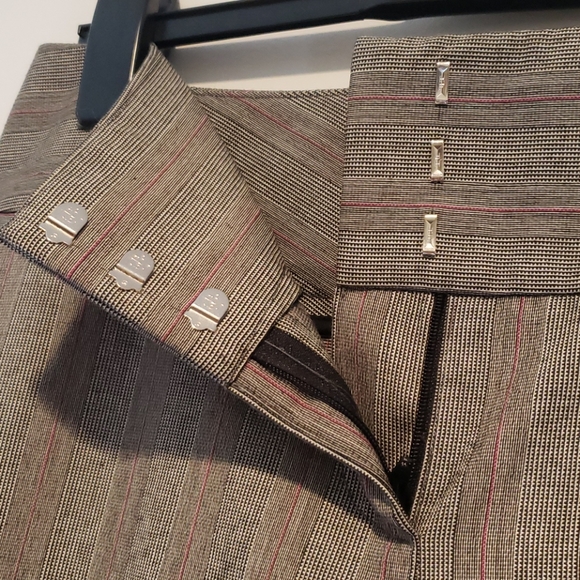 PLUM Zena wide leg Pinstripe Trousers - Picture 7 of 8